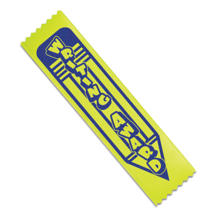 Writing Award Ribbon - Flat - Jones School Supply